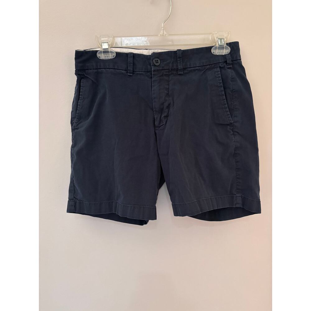 Abercrombie & Fitch Mens Stretch Shorts Navy Blue Size 29